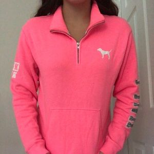 Victoria’s Secret PINK Quarter Zip Hoodie